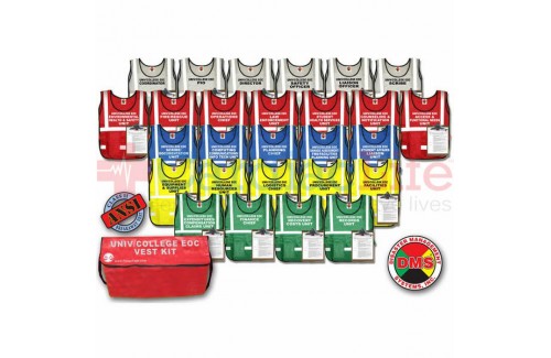 DMS-05752 EOC Vest Kit for Universities and Colleges - 27 Position
